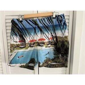 ORLEBAR BROWN Tropical Pool Classic BULLDOG Swim Shorts Sz 32 READ